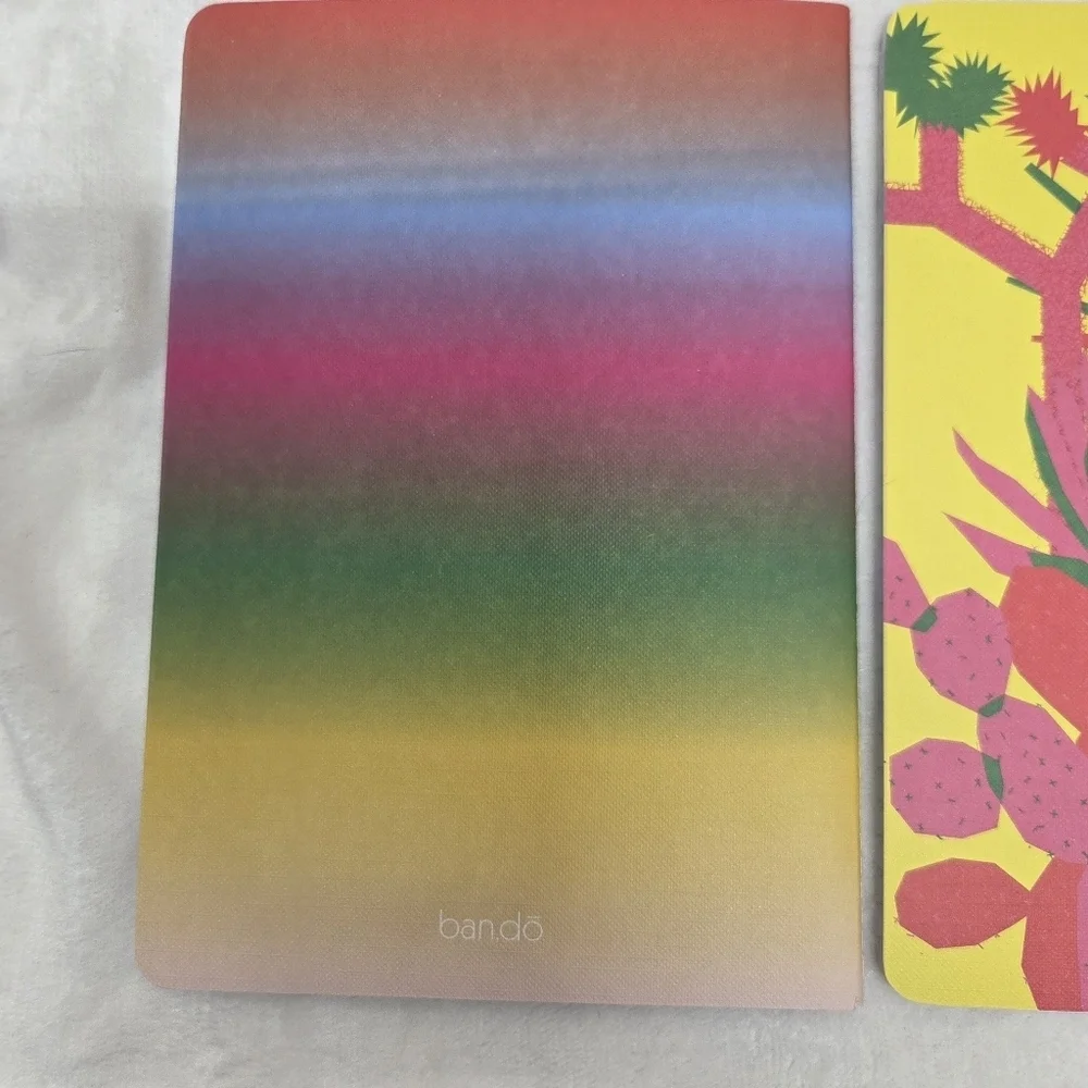 Set of 3 Notebooks Lined Pages 'Make Time to Make Magic' Cactus Floral New Gifts